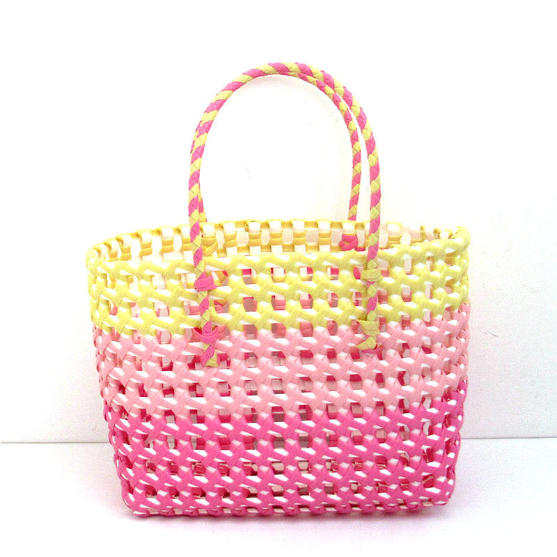 Woven Holiday Beach Hollow Out Vegetable Handbags