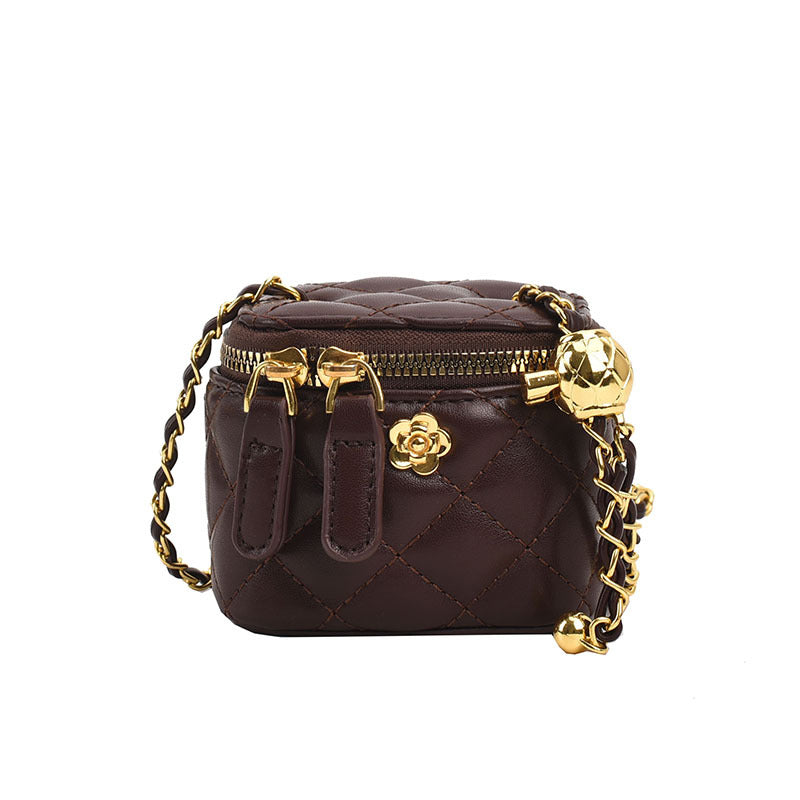 Women's & Children's & Golden Ball Camellia Mini Chic Crossbody Bags