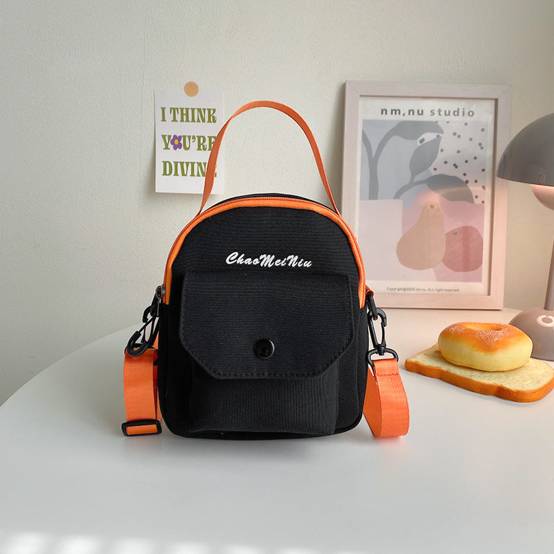 Contrast Color Nylon Large Capacity Street Bags
