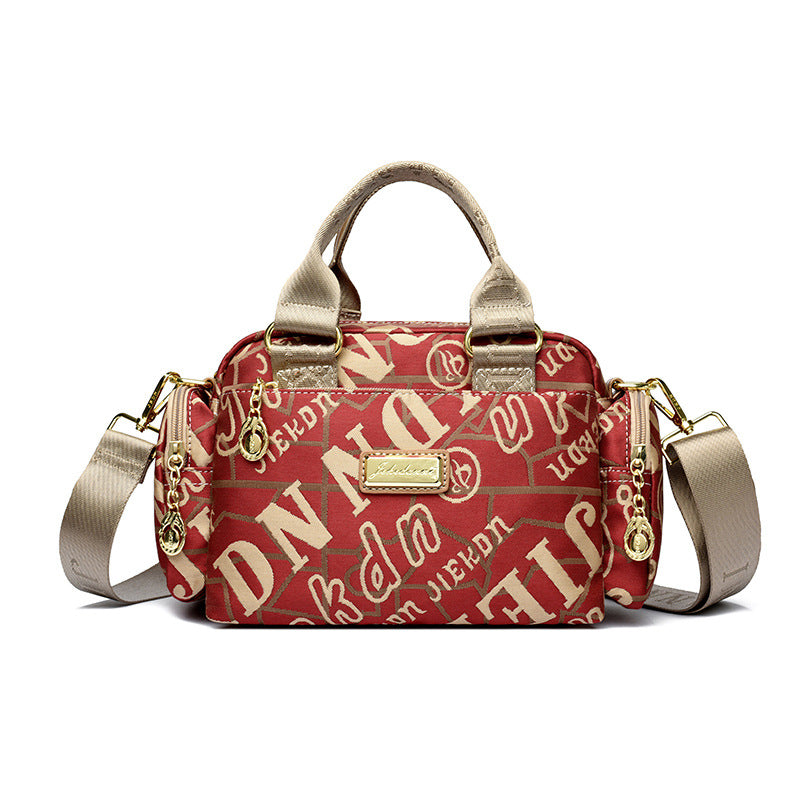 Women's Nylon Simple Mother Portable Fashion Advanced Shoulder Bags