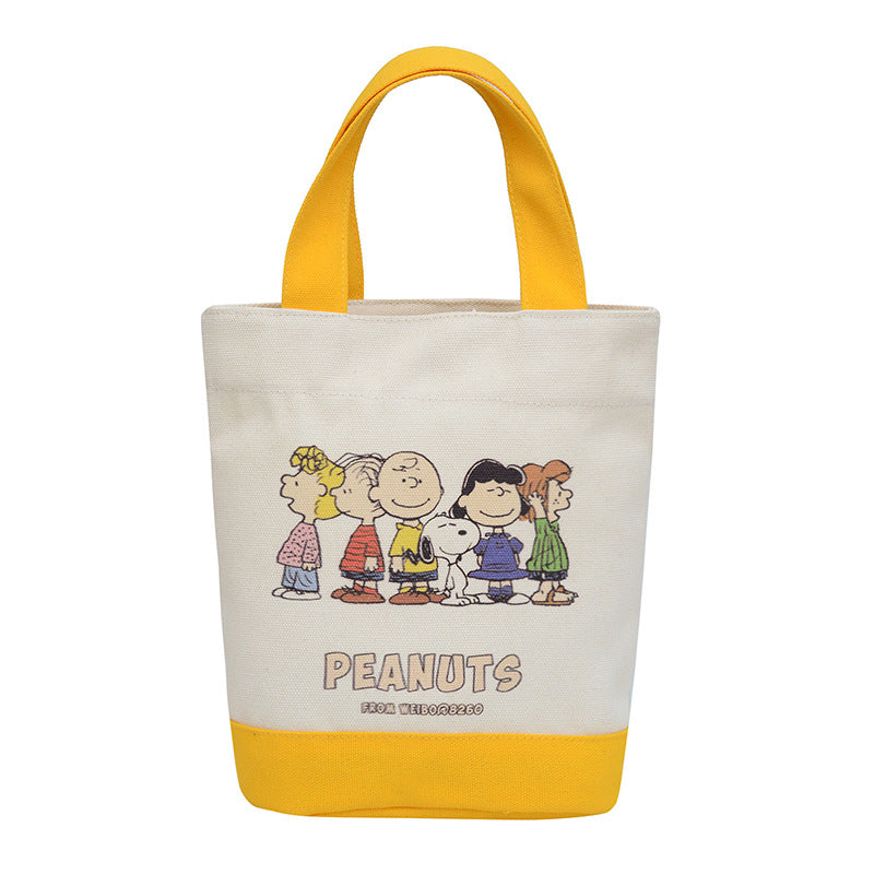 Glamorous Canvas Cartoon Printed Animal Letter Bags
