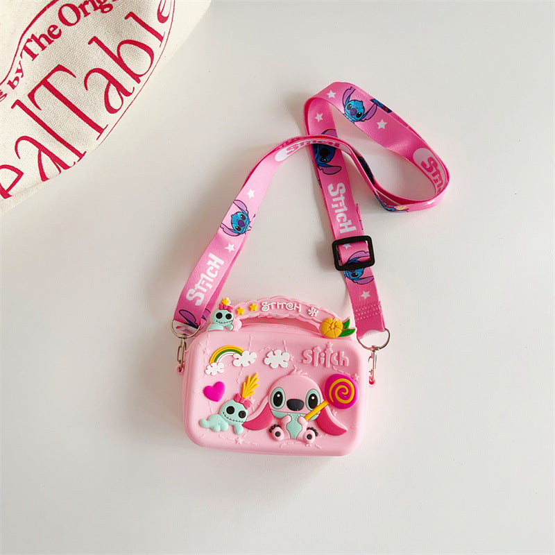 Cartoon Change Silicone Stitch Style Boy Coin Purses