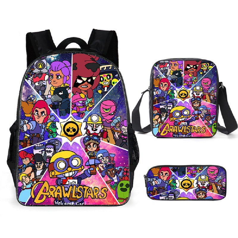 Classic Anime Cartoon Fashion Pencil Buggy Backpacks