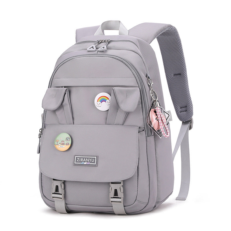 Natural Fish College Style High And Large Capacity Fashion Backpacks