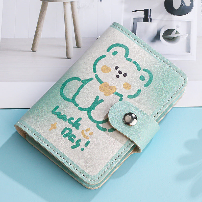 Cartoon Multiple Slots Large Capacity Creative Card Holder