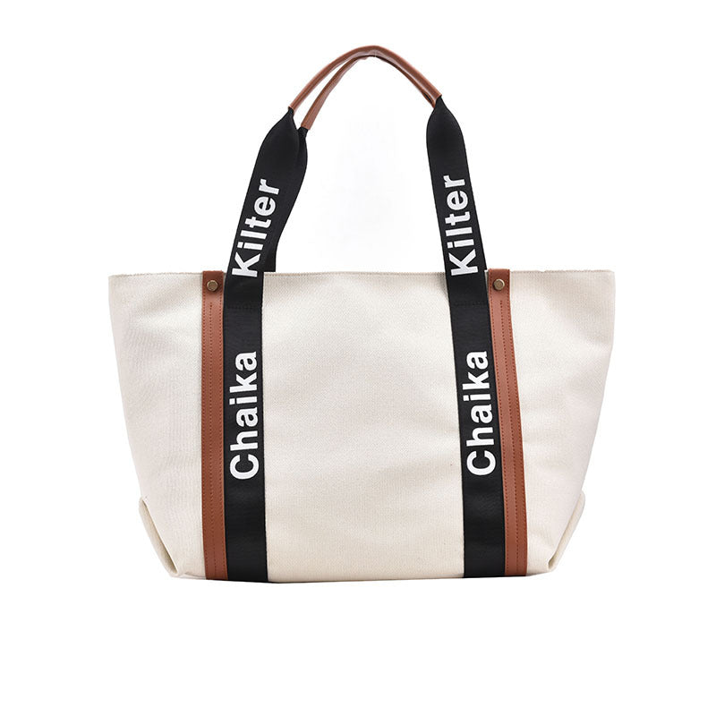 Women's Canvas Fashionable Fashion Large Capacity Portable Shoulder Bags