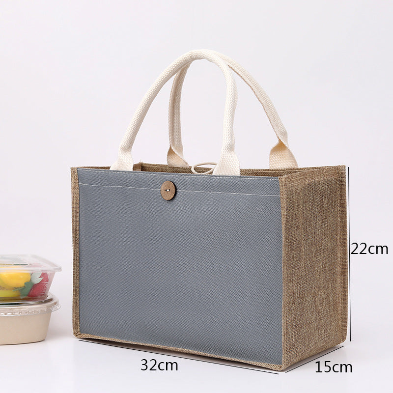 Blank Canvas Painting Jute Cotton Linen Handbags