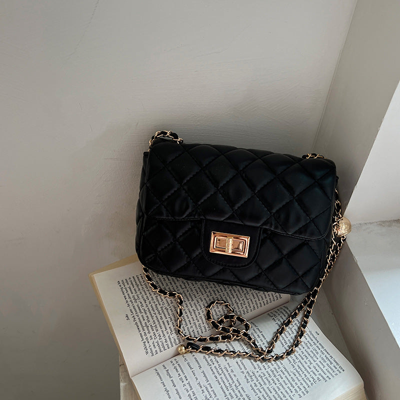 Women's Golden Balls Style Diamond Versatile Chain Bags