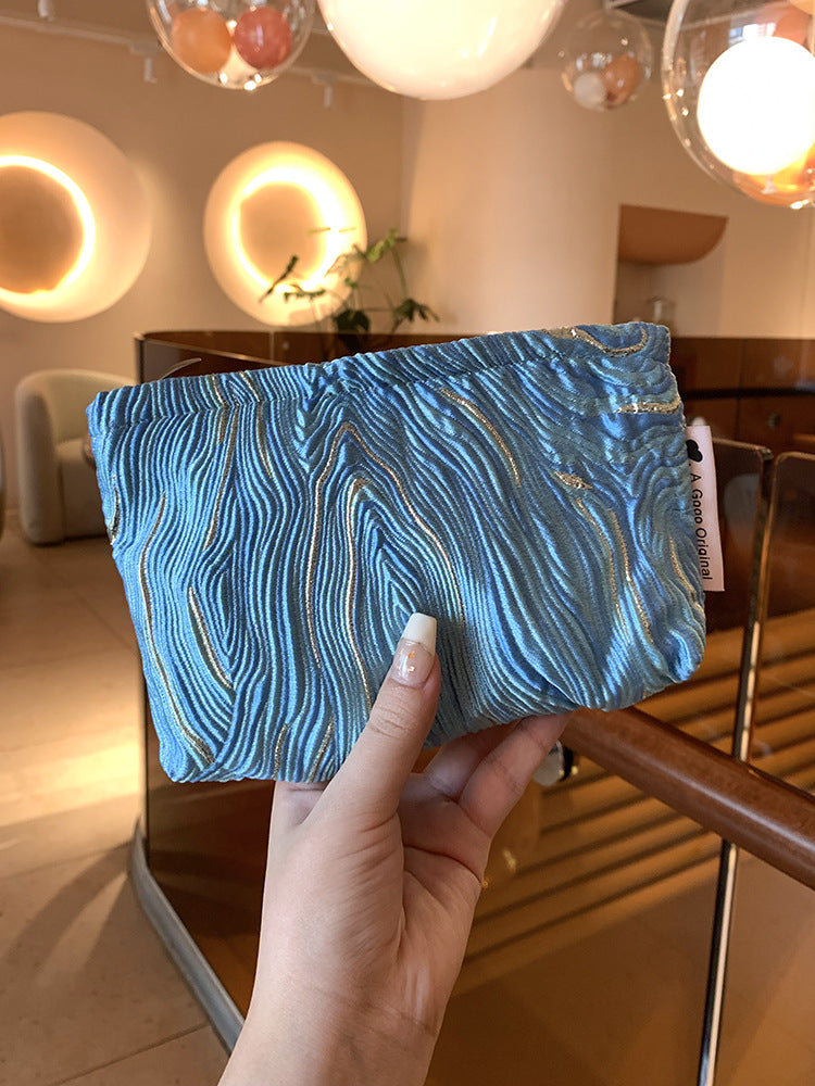 Three-dimensional Embossed Mobile Pencil Portable Liner Makeup Bag