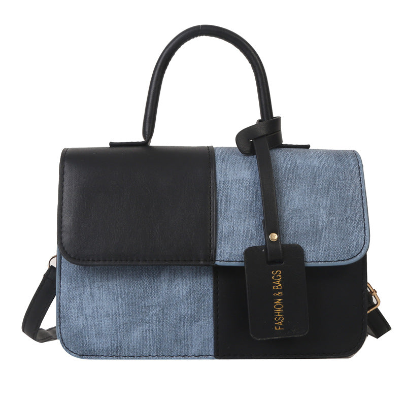 Women's Color Contrast Simple Autumn Tide Handbags