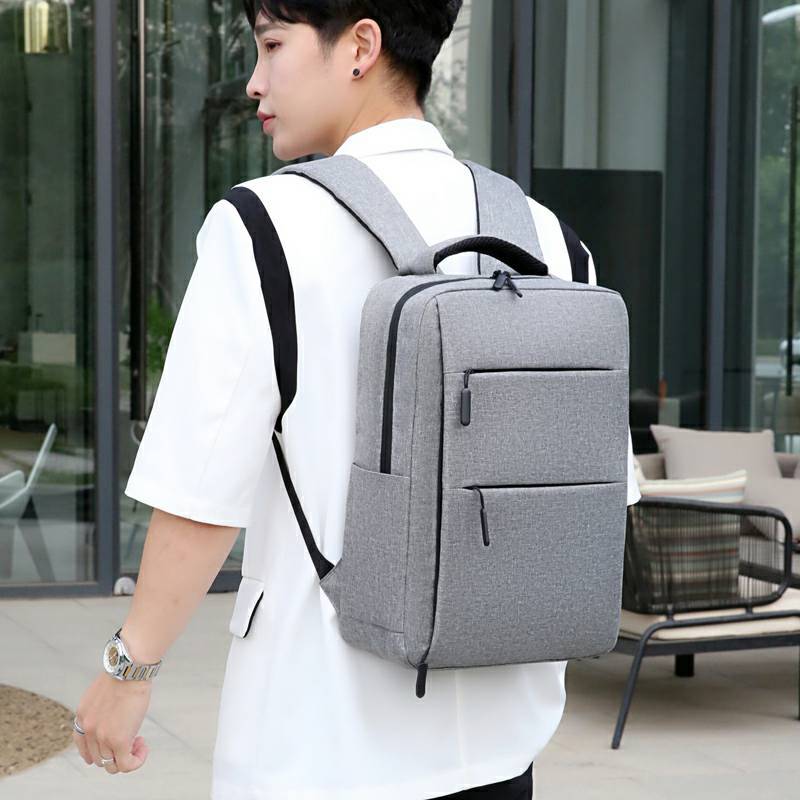 Cloth Double Zipper Waterproof Computer Business Backpacks