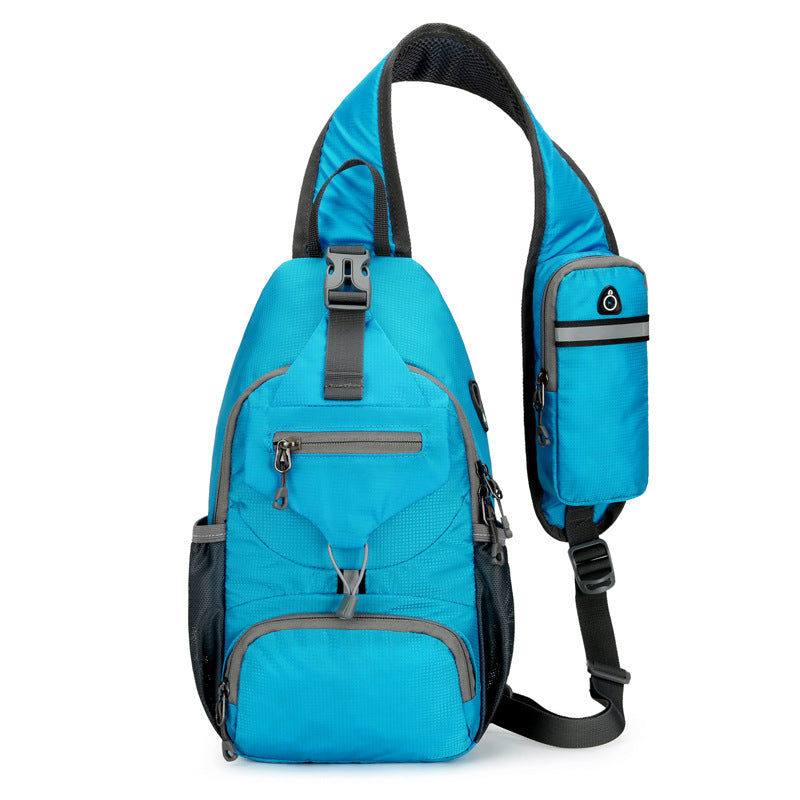 Men's Lightweight Trend Multicolor Mobile Multifunctional Cashier Men's Chest Bags