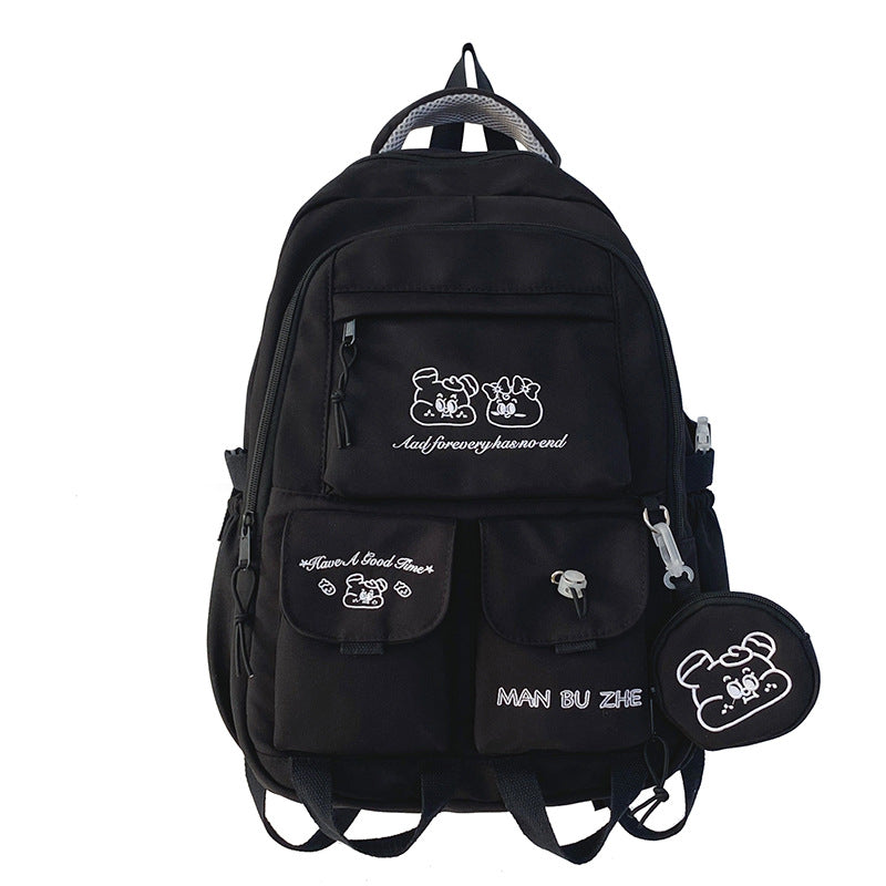 Junior's Large Capacity Korean Preppy Style Backpacks