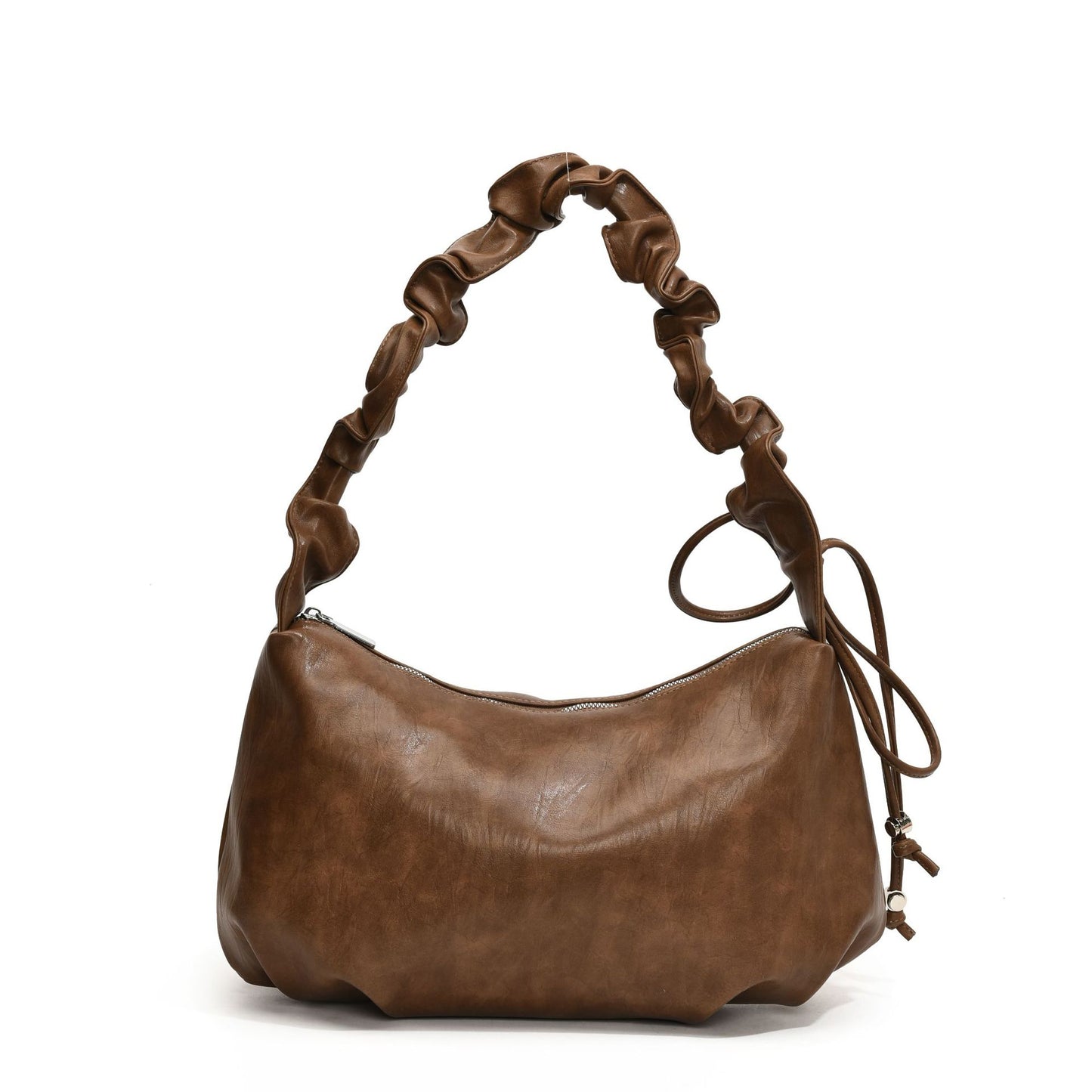 Women's Elegant Beautiful Glamorous Korean Pleated Shoulder Bags