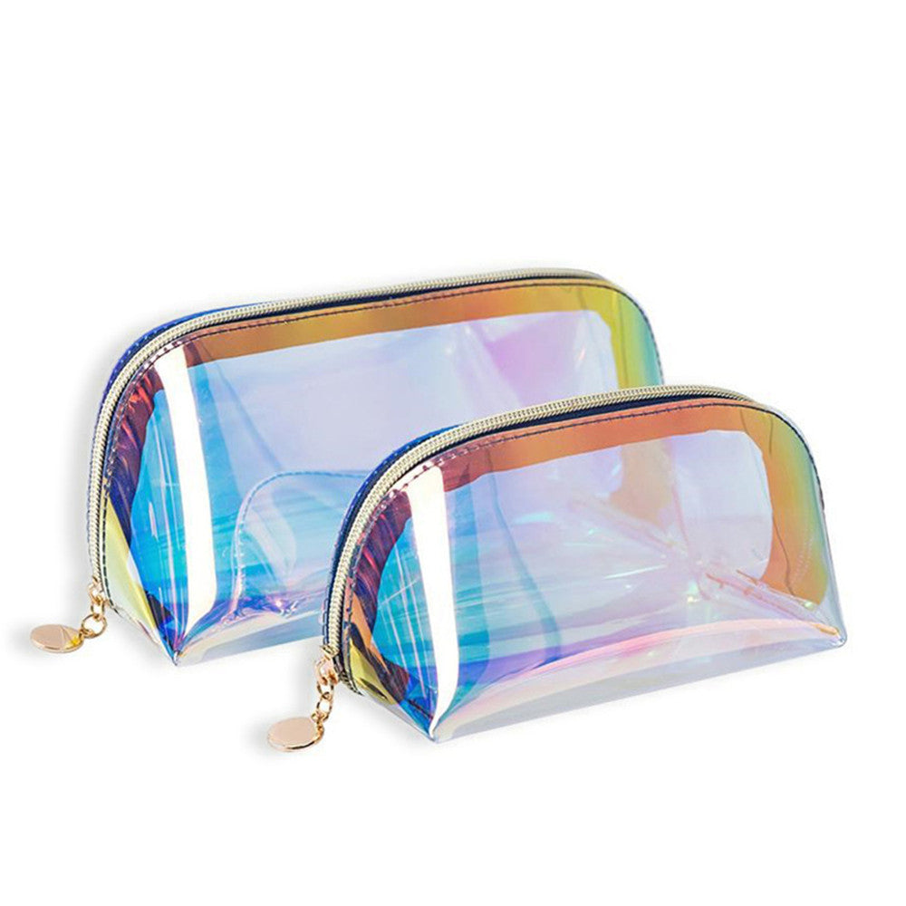 Popular Waterproof Colorful Shell Toiletry Fashion Cosmetic Bags