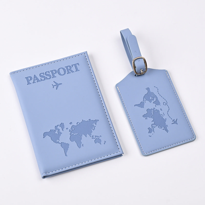Change Map Style Passport Cover Tag Card Holder