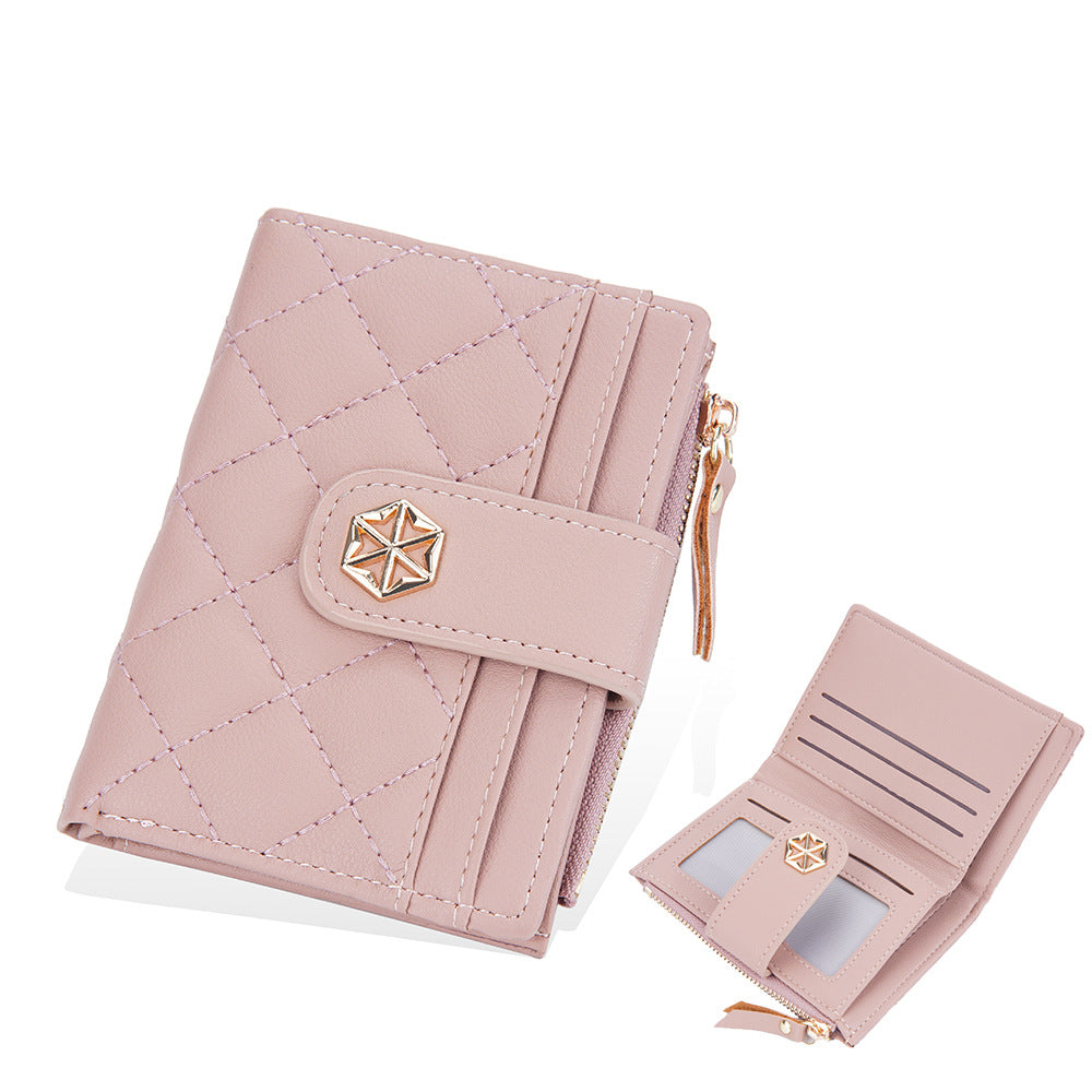 Women's No Multiple Slots Korean Short Ladies Wallets