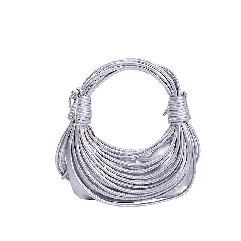 Women's Good Texture Woven Knot Multi Colors Crossbody Bags
