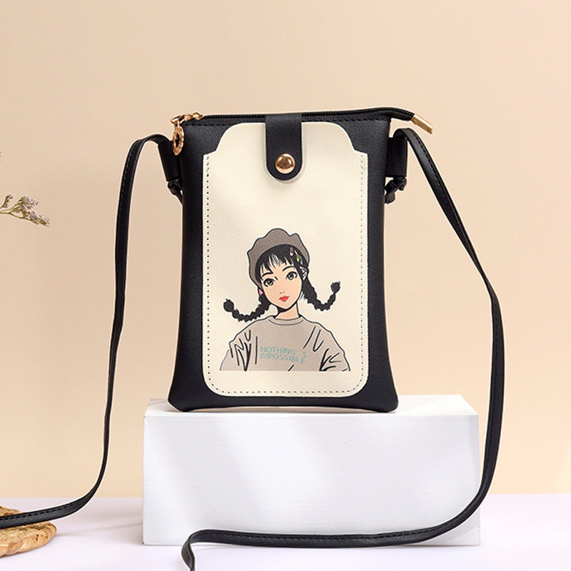 Women's Cute Mobile Korean Fashion Fresh Crossbody Bags