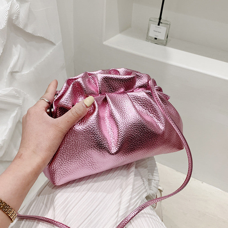 Women's Special Interest Light Luxury Pleated Cloud Shoulder Bags