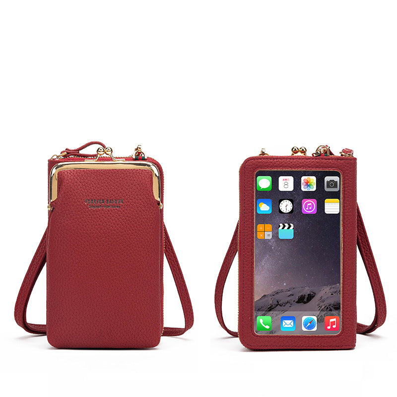 Women's Trendy Mini Touch Screen Cell Winter Ladies Wallets
