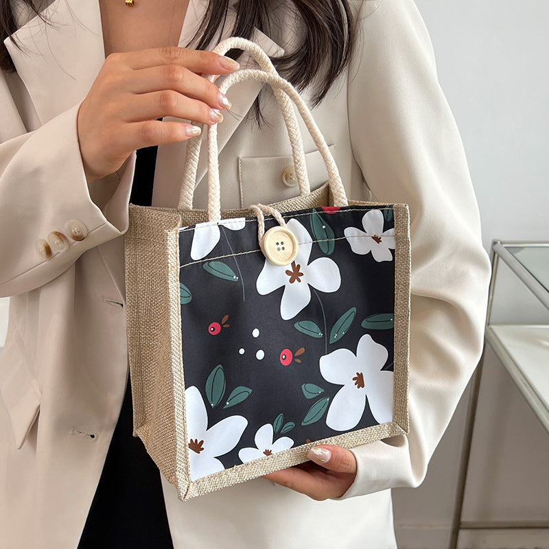 Out Durable Portable Lunch Box Female Hand Carrying Handbags