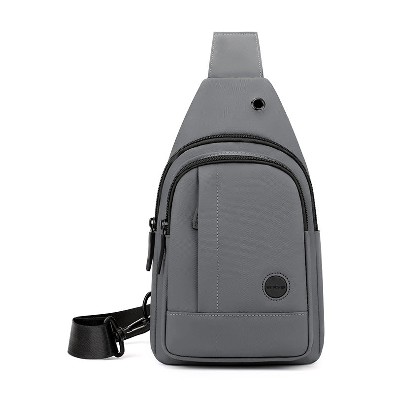 Men's Creative Daily Korean Nylon Waterproof Men's Chest Bags