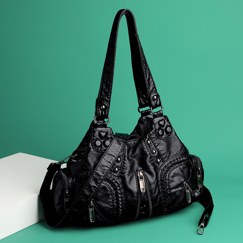 Women's Trendy Retro Fashionable Large Capacity Shoulder Bags
