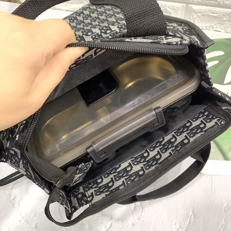 Style Thickened Lunch Tray Tuition Office Document Handbags