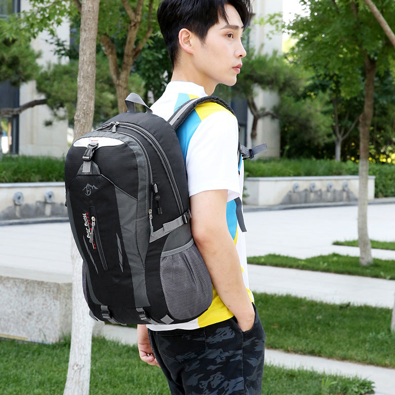 Slouchy Simple Unisex Short Distance Trip Backpacks