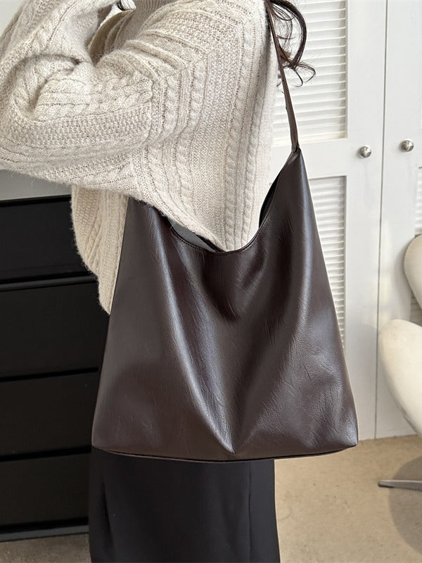 Women's Capacity Stylish Good Texture Soft Leather Bags