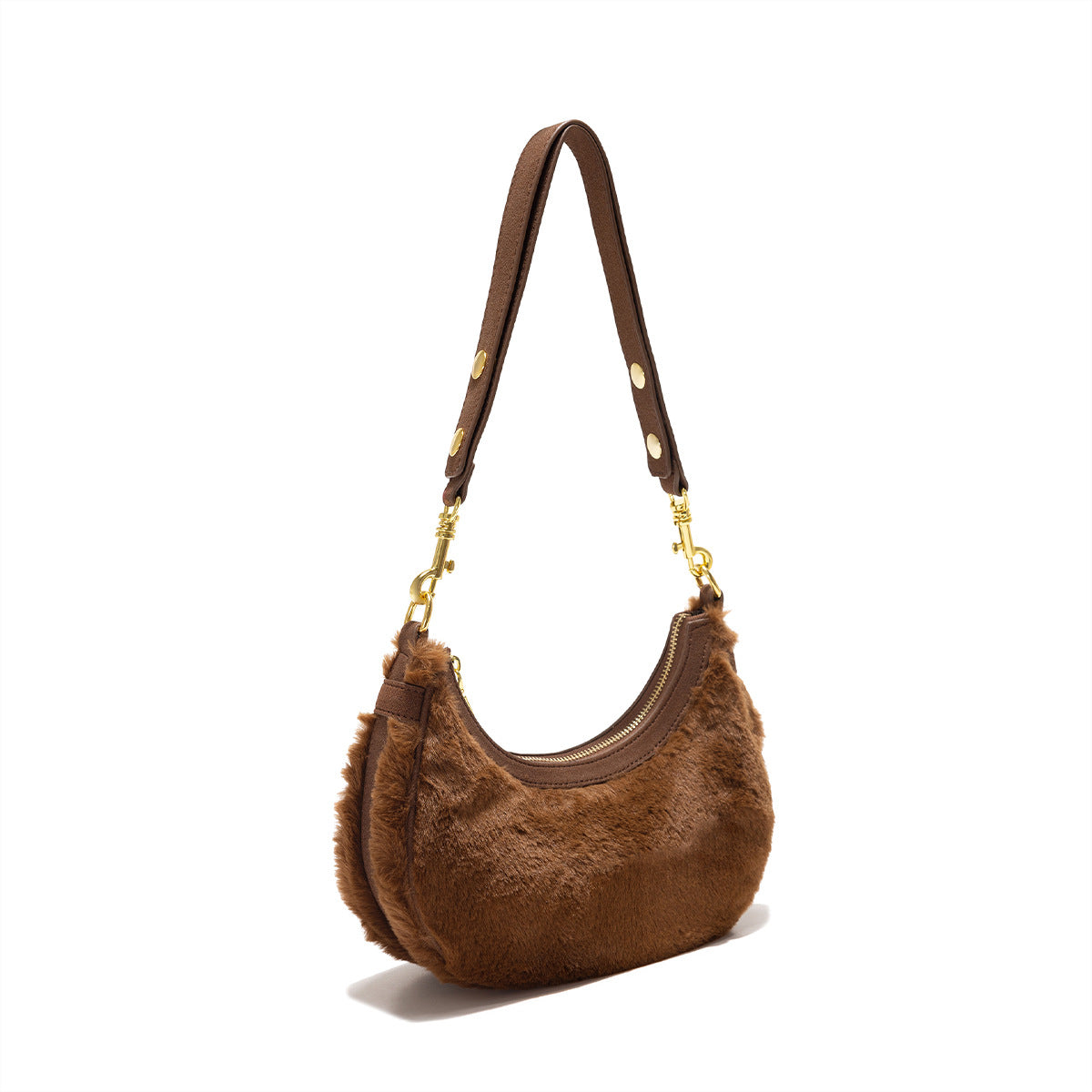 Winter Niche Plush Underarm Selenodont High-grade Bags