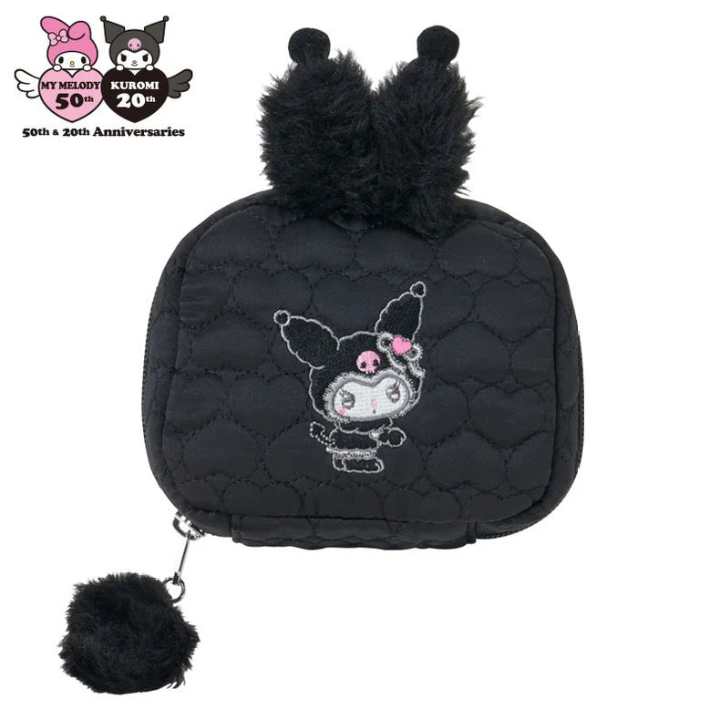 Merlot Clow Rabbit Sisters Storage Pink Makeup Bag