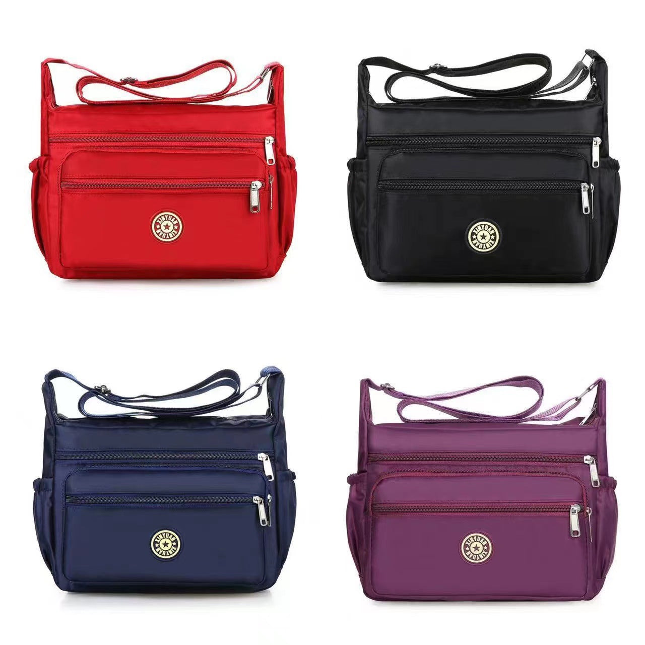 Women's Oxford Stall Large Capacity Leisure Flower Crossbody Bags