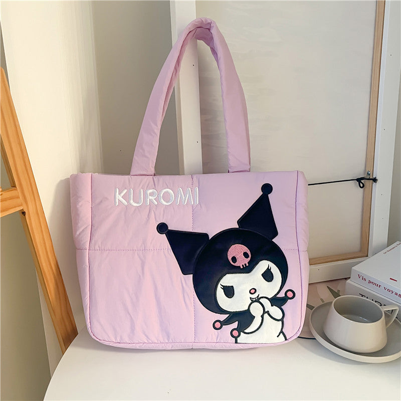 Cartoon Cute Down Cloth Pacha Dog Handbags