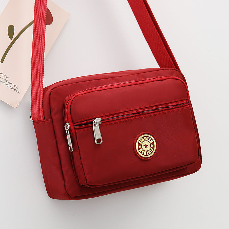 Women's Stall Flower Cloth Oxford Practical Canvas Crossbody Bags