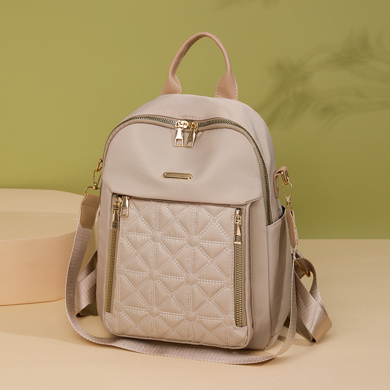 Women's Diamond Embroidery Thread Fashionable Korean Style Backpacks
