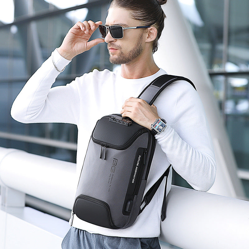 Pretty Men's Trendy Fashion Large Capacity Men's Shoulder Bags