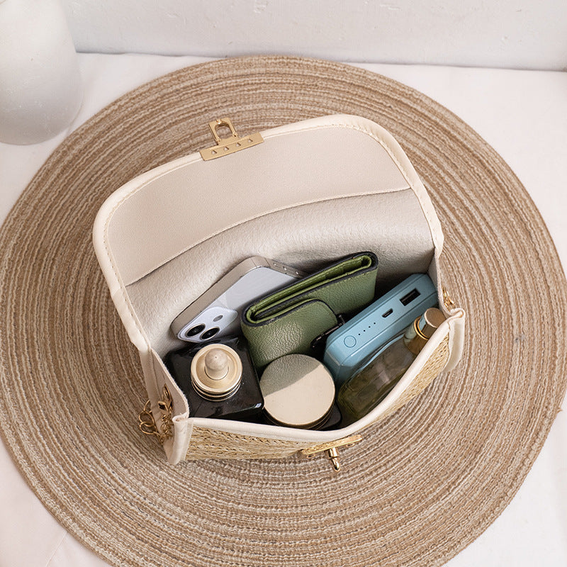 Comfortable Women's Straw Trendy Pouches Woven Crossbody Bags