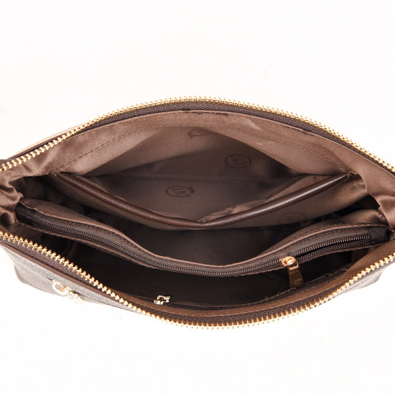 Women's Niche High-grade Printed Fashion Pouches Underarm Bags
