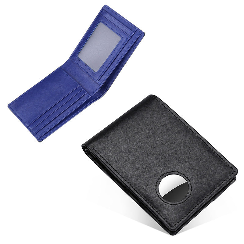 Men's Positioning Short Leather First Layer Cowhide Men's Wallet