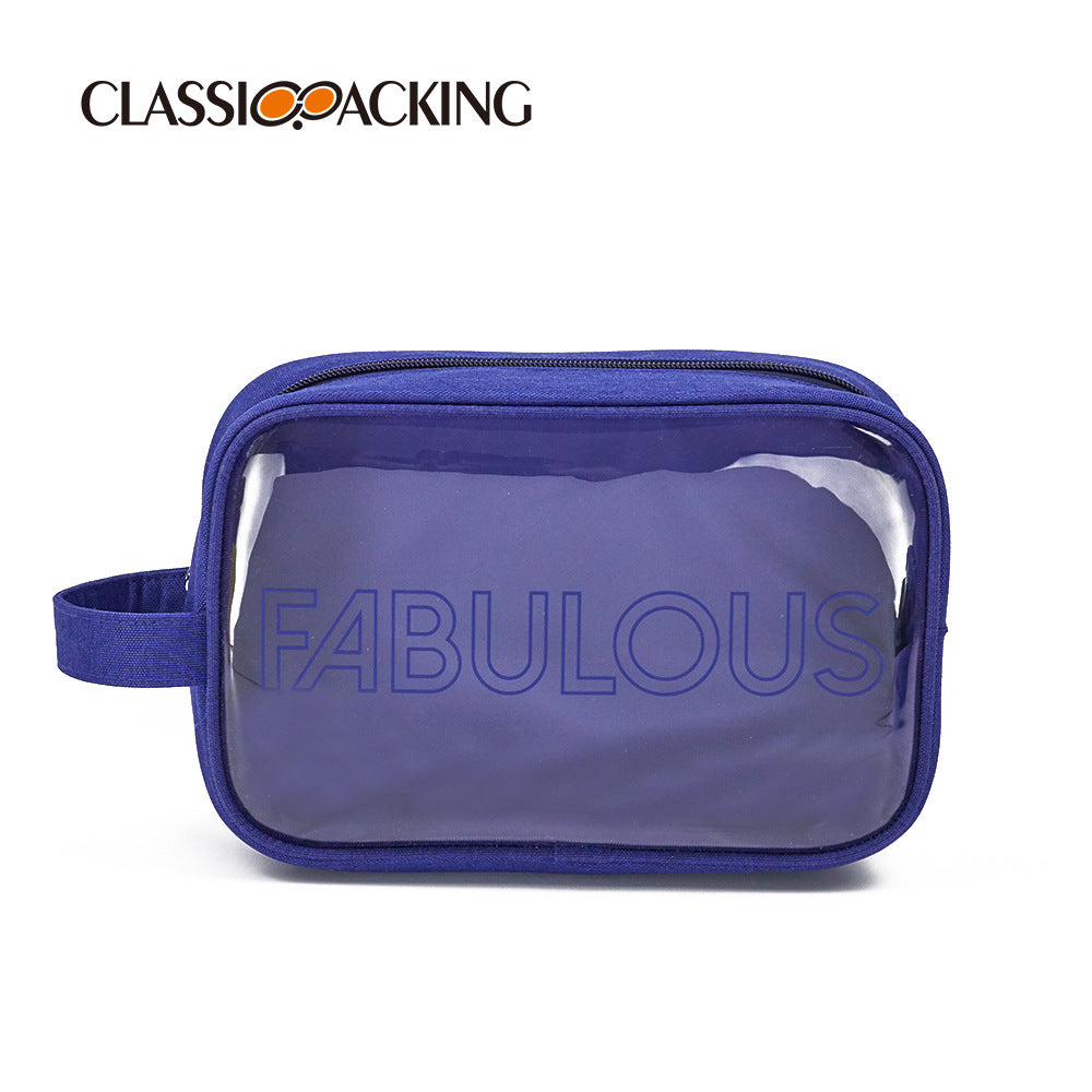 Style Portable Toiletry Waterproof Material Large Makeup Bag
