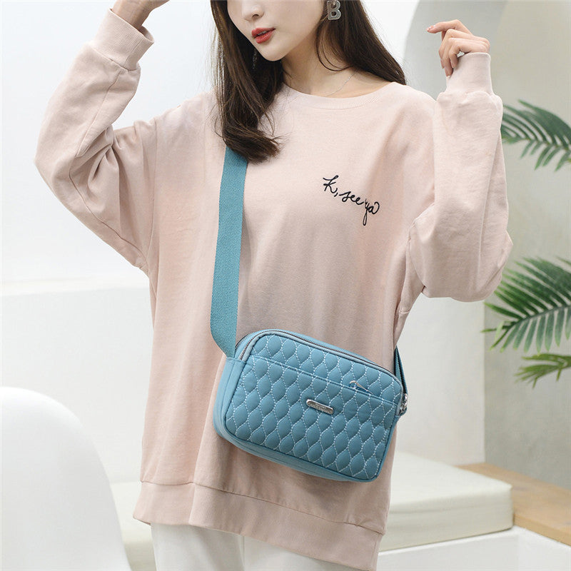 Women's Rhombus Creative Fashion Solid Color Large Shoulder Bags