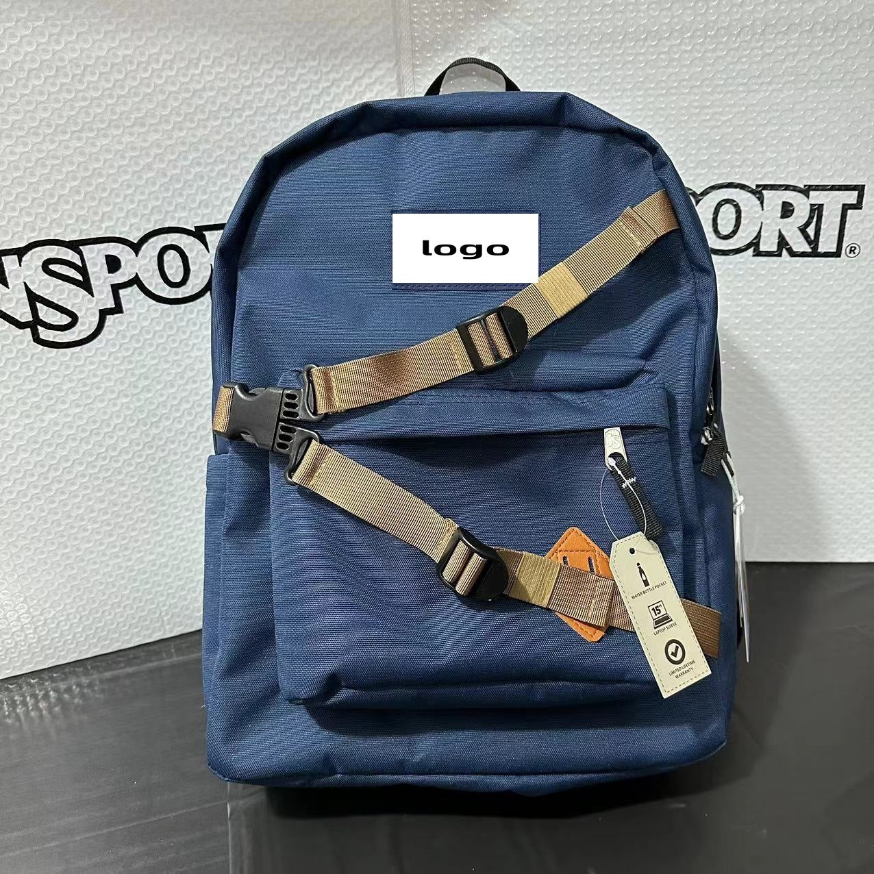Versatile Support Fixed Solid Color Computer Backpacks