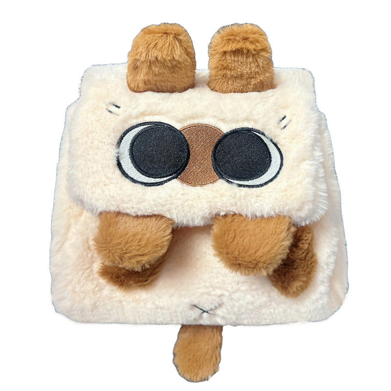 Cute Cartoon Beans Cat Plush Large Bags
