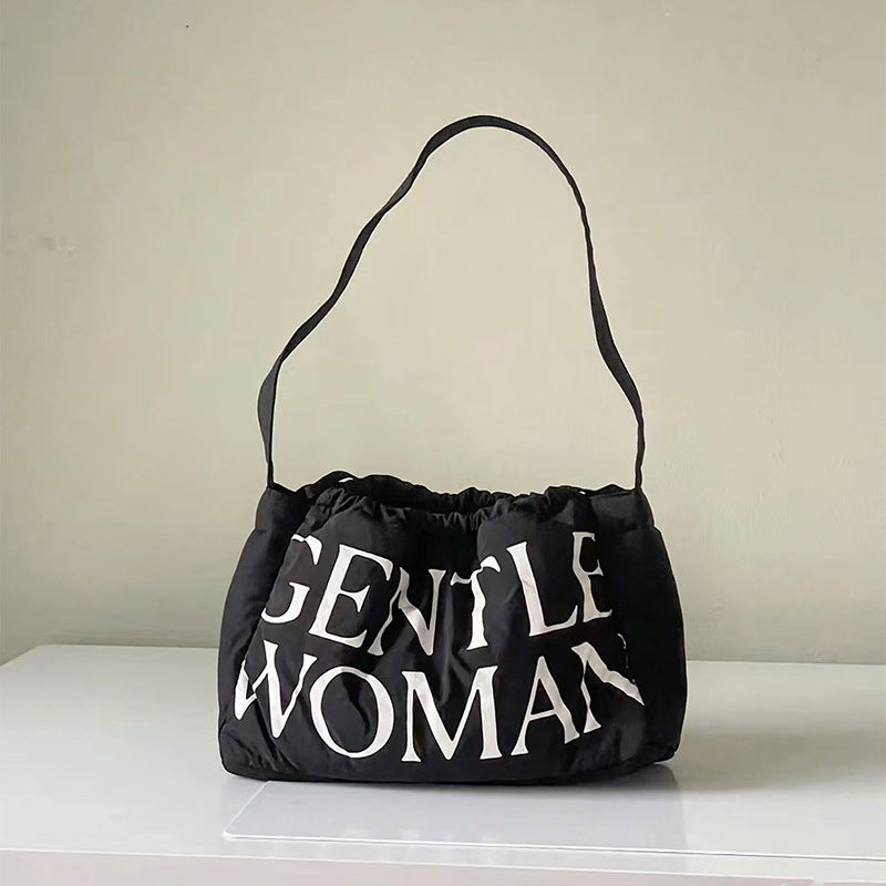 Women's Quilted Down Puffy Dumpling Fashion Shoulder Bags