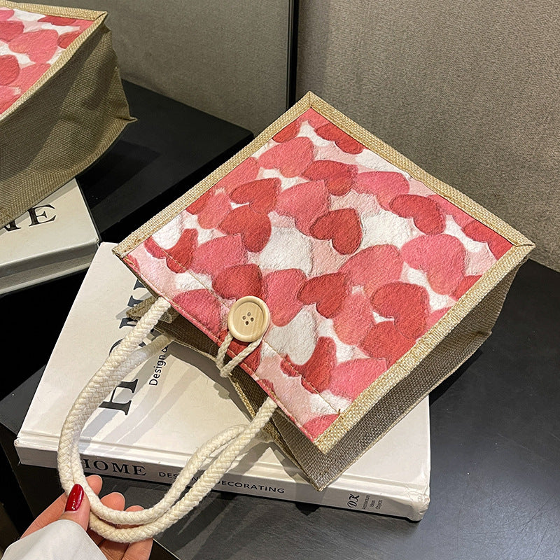Lunch Box Female Summer Outing Hand Handbags