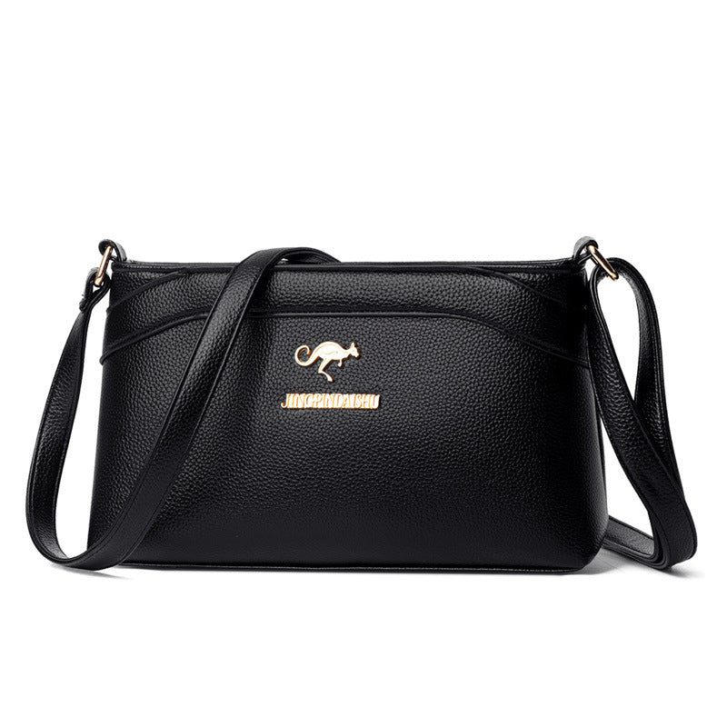 Women's Fashion Mom Soft Leather Large Capacity Shoulder Bags