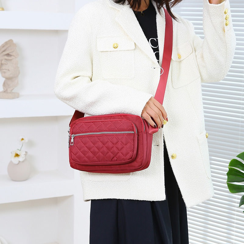Women's Korean Fashion Embroidery Thread Large Capacity Bags