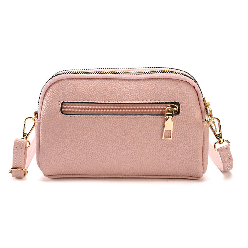Women's One Large Capacity Shell Mobile Zipper Crossbody Bags